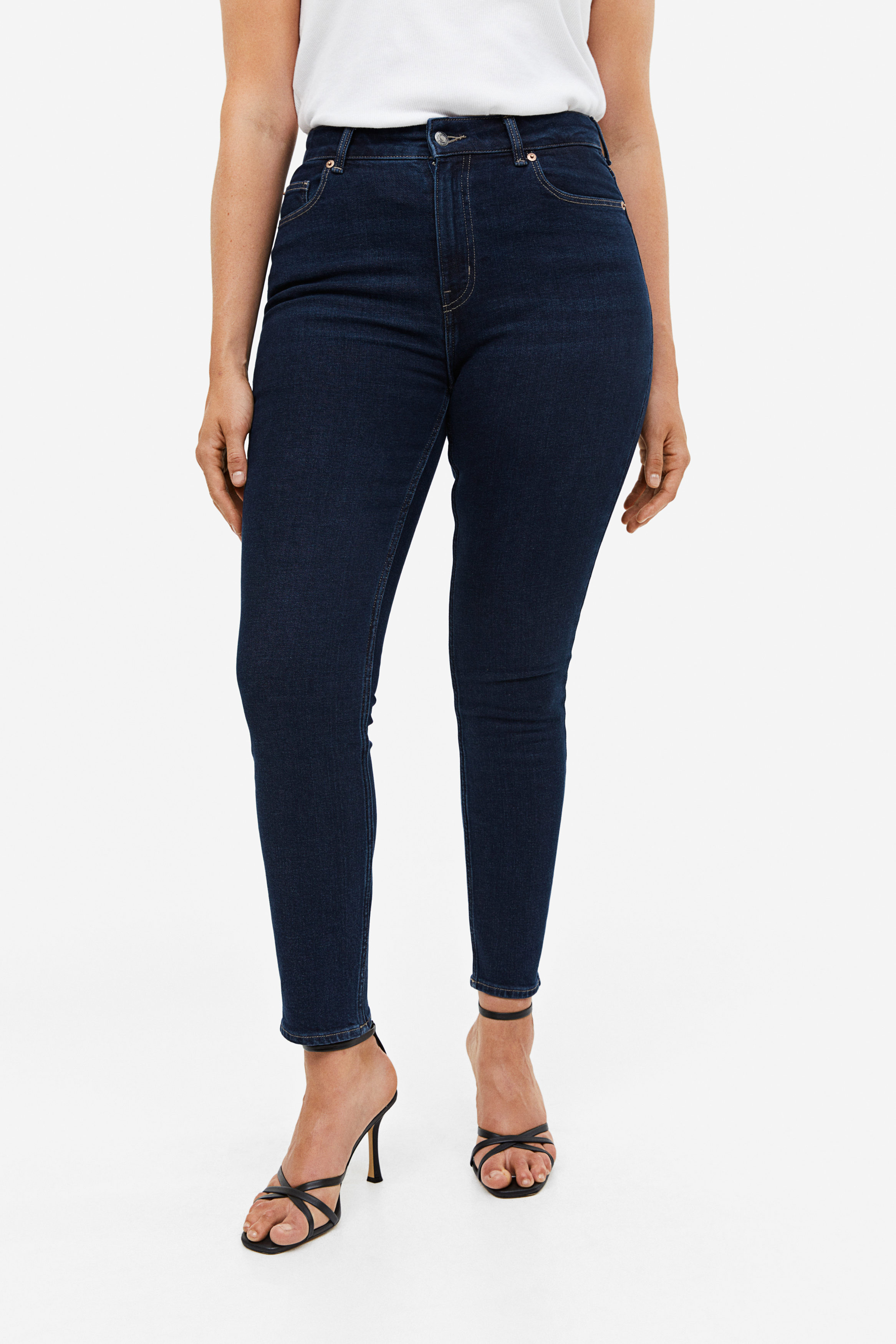 High-Waist Skinny Jeans